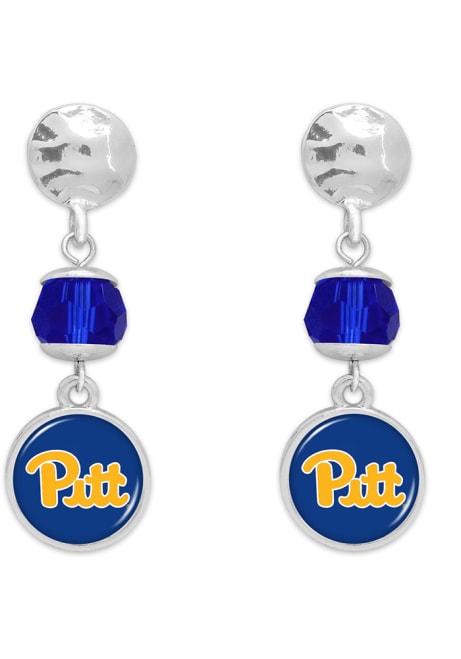 Ivy Pitt Panthers Womens Earrings - Blue