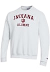 Main image for Mens Indiana Hoosiers White Champion Logo Alumni Powerblend Crew Sweatshirt