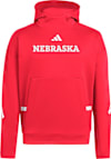 Main image for Mens Nebraska Cornhuskers Red Adidas Z.N.E. Pullover Long Sleeve Hoodie