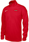 Main image for Mens Rutgers Scarlet Knights Red Nike Training Qtr Zip Pullover