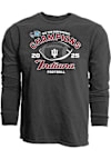 Main image for Indiana Hoosiers Charcoal Blue 84 2025 Big Ten Football Champions Short Sleeve T-Shirt