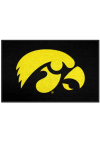 Main image for Black Iowa Hawkeyes Logo Interior Rug