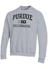Main image for Mens Purdue Boilermakers Grey Champion Big Ten Powerblend Crew Sweatshirt