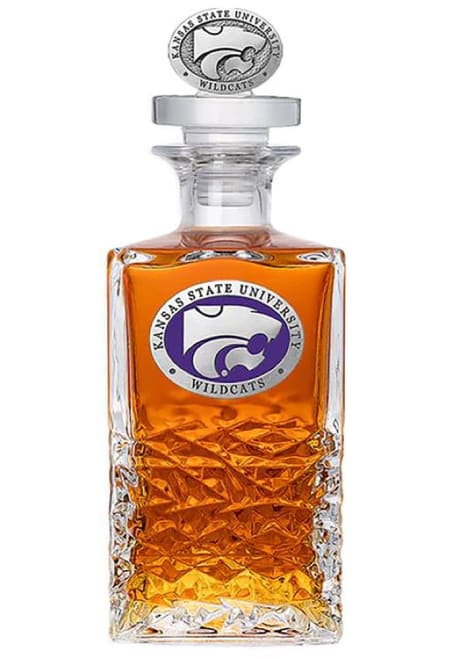 Purple K-State Wildcats 25oz Heritage Decanter