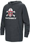 Main image for Youth Nebraska Cornhuskers Black Colosseum Blackshirts Long Sleeve Hooded Sweatshirt