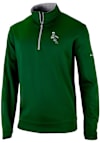 Main image for Mens Michigan State Spartans Green Columbia Football Football Sparty Qtr Zip Pullover
