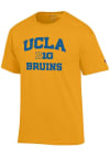 Main image for UCLA Bruins Gold Champion Big Ten Jersey Short Sleeve T Shirt