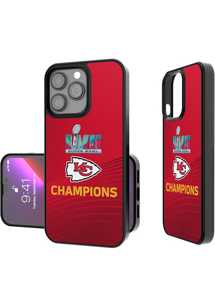 Kansas City Chiefs 2022 Super Bowl LVII Champ iPhone 13 Pro Max Bumper Phone Cover