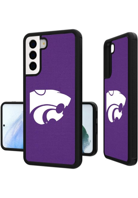 Black K-State Wildcats Galaxy Bumper Phone Cover