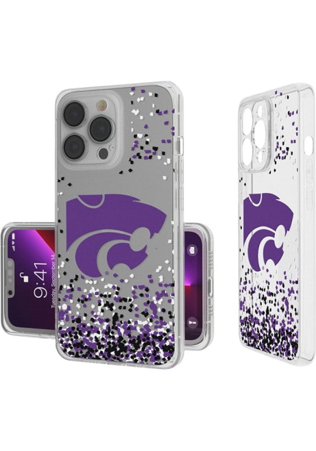 White K-State Wildcats iPhone Confetti Phone Cover