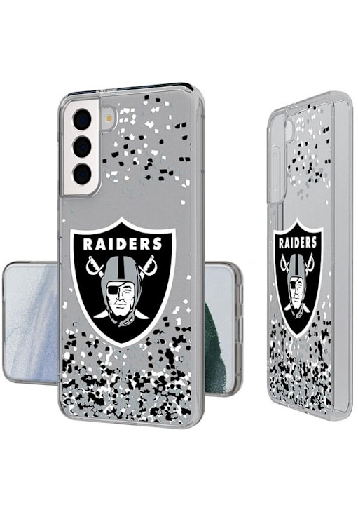 Las Vegas Raiders Galaxy Confetti Slim CLEAR Phone Cover 93402455