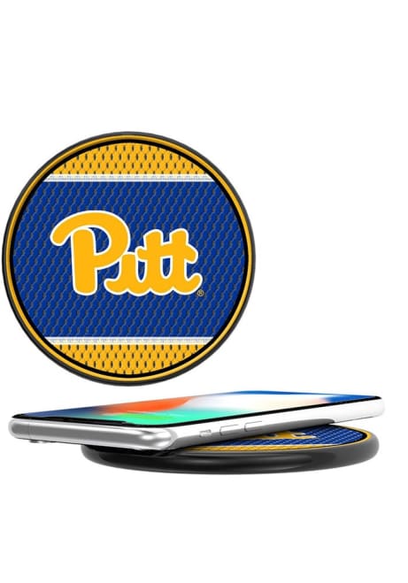 Black Pitt Panthers 10-Watt Wireless Phone Charger