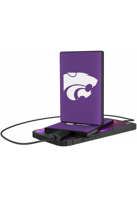 Purple K-State Wildcats 2500 MAH Phone Charger