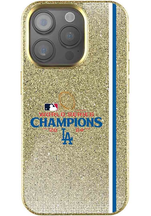 Los Angeles Dodgers 2024 World Series Champions iPhone Bling GOLD