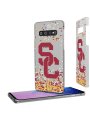 USC Trojans Galaxy S10 Clear Slim Glitter Phone Cover