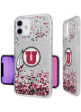 Utah Utes iPhone 11 Clear Glitter Phone Cover