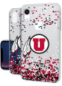 Utah Utes iPhone XR Clear Glitter Phone Cover