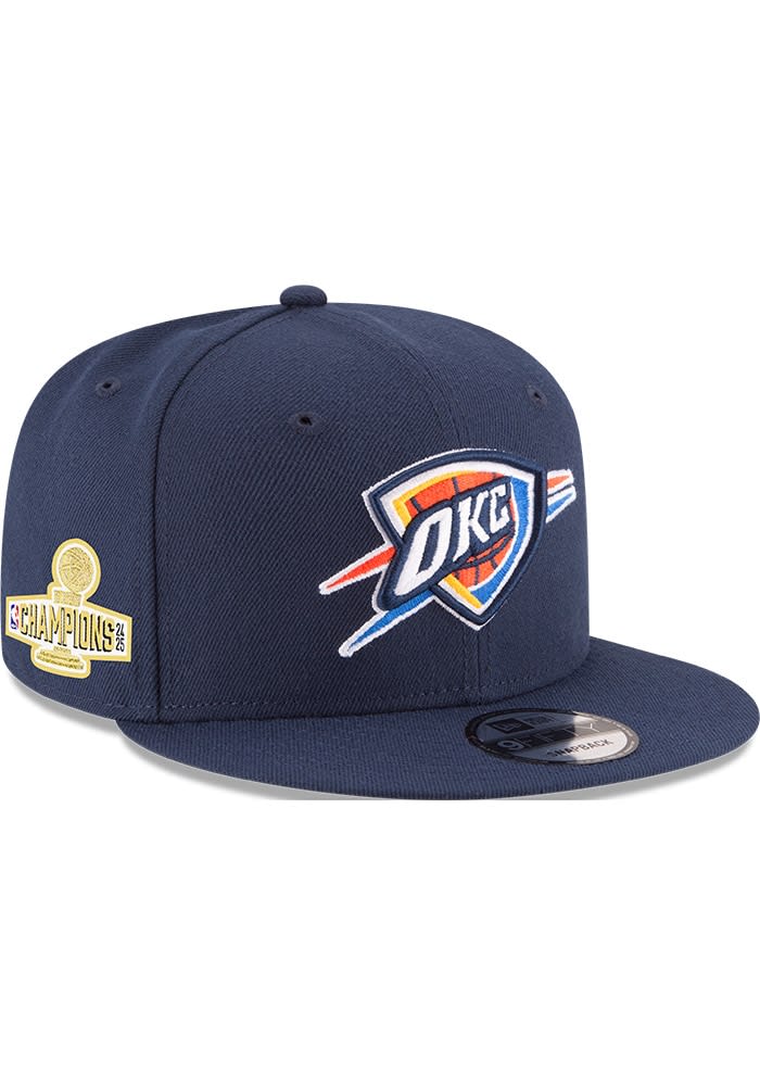 Oklahoma City Thunder New Era NAVY 2025 NBA Champions Edition Side