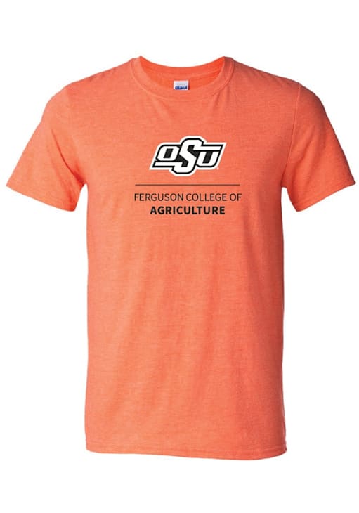 Oklahoma State Cowboys Orange Ferguson College of Agriculture Short Sleeve Fashion T Shirt