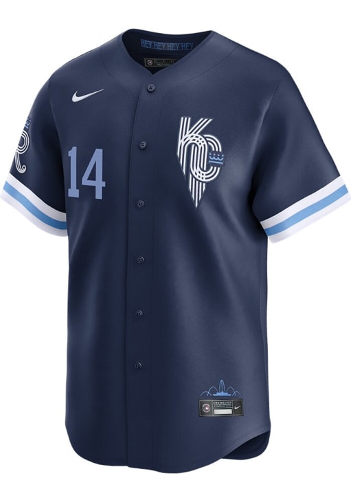 Jac Caglianone Nike Kansas City Royals Mens Navy Blue City Connect Limited Baseball Jersey