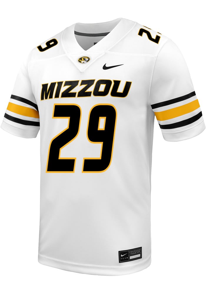 Ahmad Hardy Missouri Tigers White Football NIL Jersey - 93998265