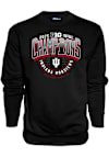 Main image for Mens Indiana Hoosiers Black Blue 84 2025 Big Ten Champions Locker Room Crew Sweatshirt