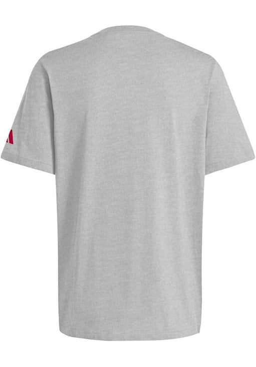 Adidas Indiana Hoosiers Grey Big Ten Football Champions Short Sleeve T Shirt