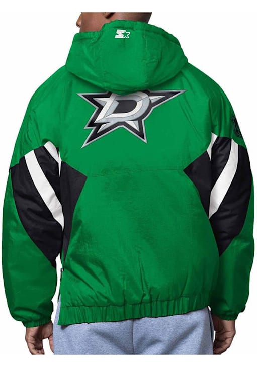 Starter Dallas Stars Mens Black The Line Up Pullover Jackets