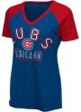 Chicago Cubs Womens Blue Ace T-Shirt
