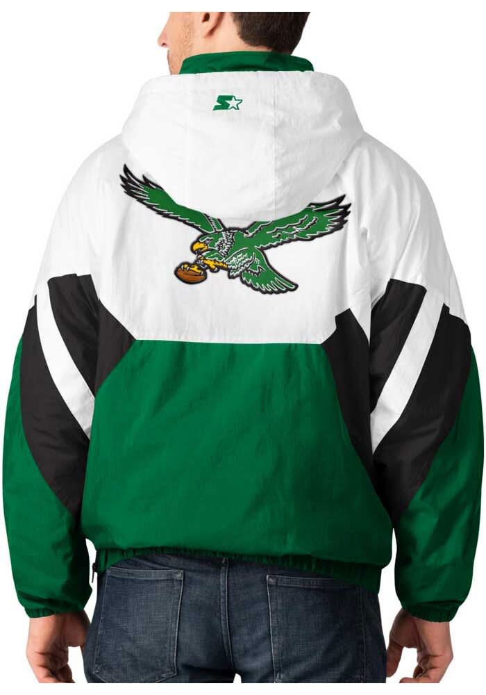 eagles pullover starter jacket