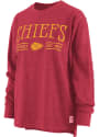 Kansas City Chiefs Womens Melange T-Shirt - Red
