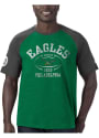 Philadelphia Eagles Starter Center Block Fashion T Shirt - Kelly Green