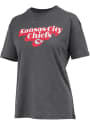 Kansas City Chiefs Womens Melange T-Shirt - Black