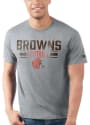 Cleveland Browns Starter PRIME TIME Sport Drop T Shirt - Grey
