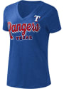 Texas Rangers Womens 1st Place T-Shirt - Blue