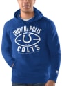 Indianapolis Colts Starter COTTON POLY Hooded Sweatshirt - Blue