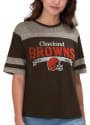 Cleveland Browns Womens All Star T-Shirt - Brown