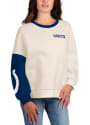 Indianapolis Colts Womens Interception Crew Sweatshirt - White
