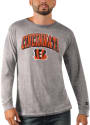 Cincinnati Bengals Starter Arch Name Half Time T Shirt - Grey