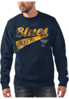 Main image for Starter St Louis Blues Mens Blue Fleece Long Sleeve Crew Sweatshirt