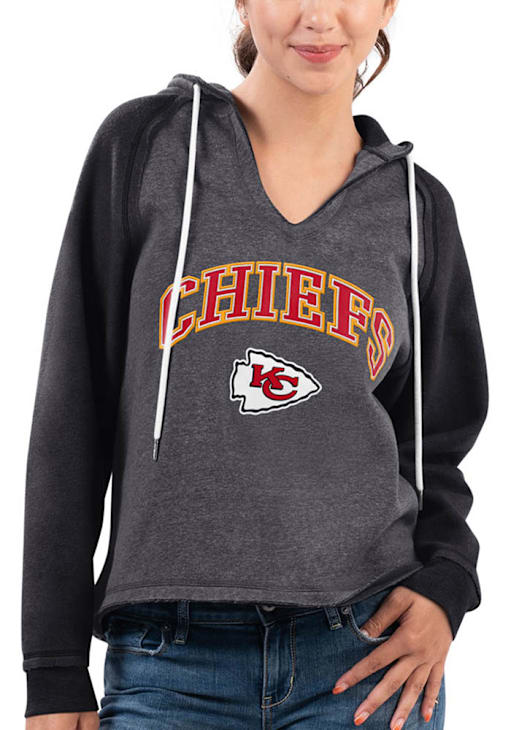 Kansas City Chiefs Womens Hat Trick Hoodie BLACK