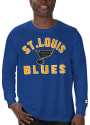 St Louis Blues Starter Half Time T Shirt - Blue