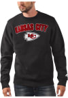 Main image for Starter Kansas City Chiefs Mens Black Arch Name Long Sleeve Crew Sweatshirt