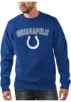 Main image for Starter Indianapolis Colts Mens Blue ARCH NAME Long Sleeve Crew Sweatshirt
