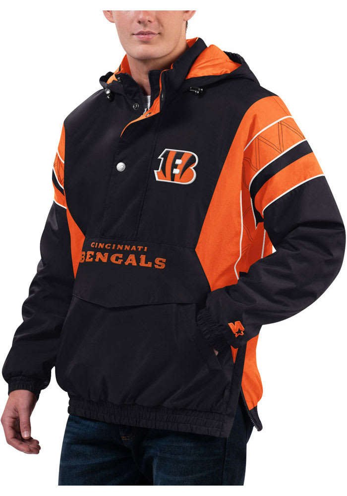 Starter Cincinnati Bengals Mens Home Team BLACK Pullover