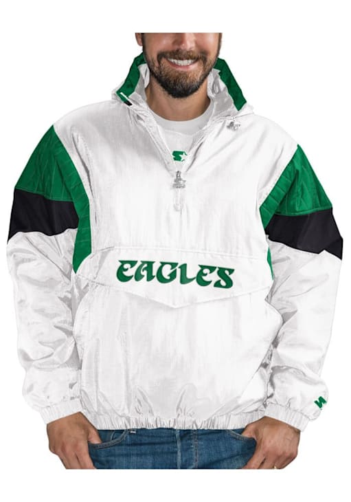 Starter Philadelphia Eagles Mens Thursday Night WHITE Pullover - Main Image