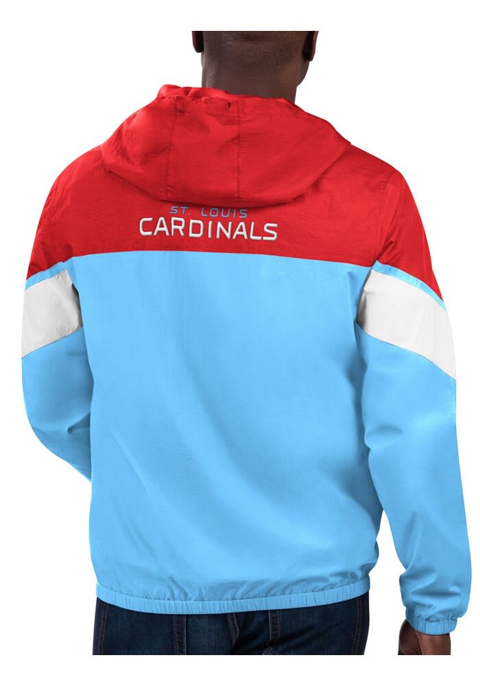 St Louis Cardinals Mens Layup LIGHT BLUE Light Weight Jacket - 9436489