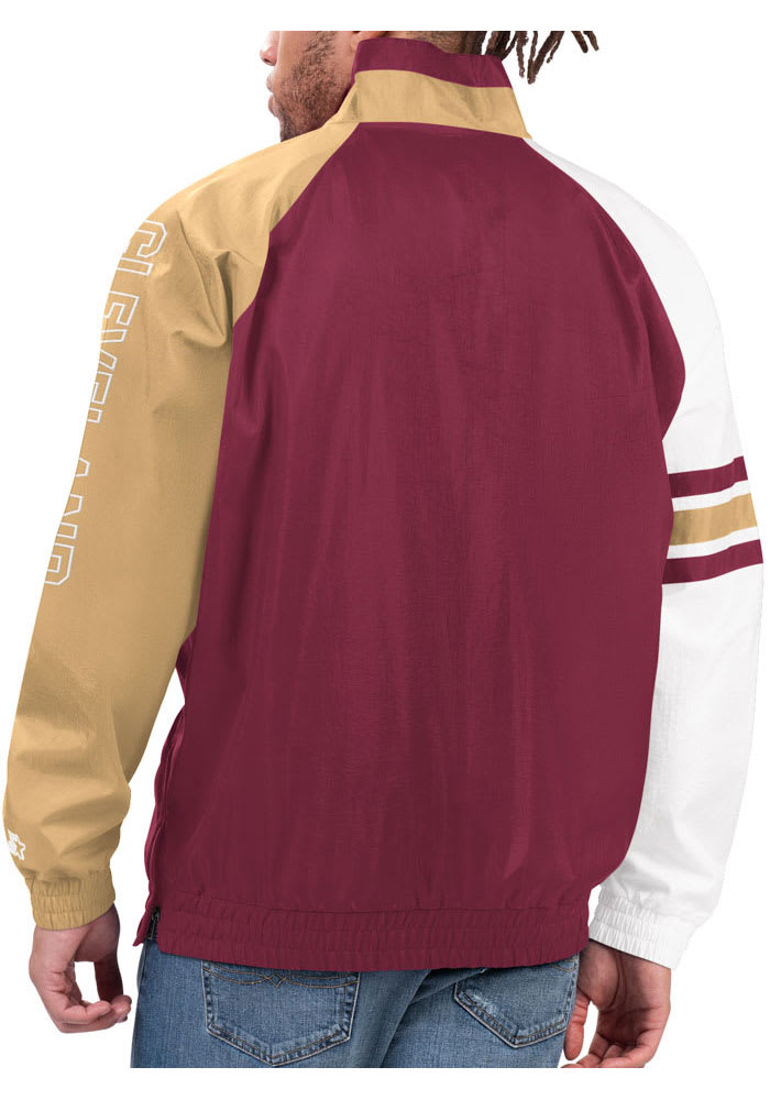 Starter Cleveland Cavaliers Mens Elite MAROON Pullover Jackets