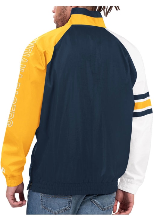 Starter Indiana Pacers Mens Navy Blue Elite Pullover Jackets