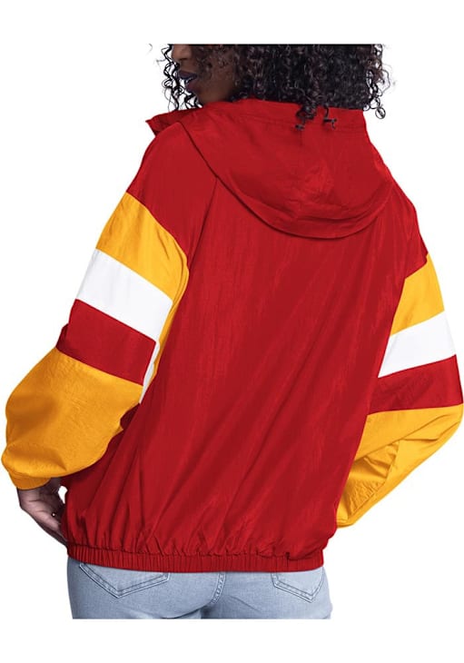 Kansas City Chiefs Womens Red Game News Light Weight Jacket